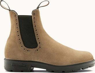 Blundstone Womens High Top Boots In Dark Mushroom