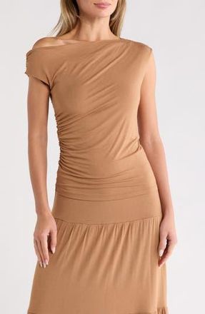 Renee C Off the Shoulder Knit Top in Caramel at Nordstrom Rack, Size X-Small