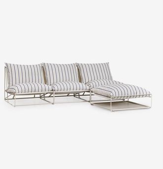 Sklum Sklum - Sof&aacute; Modular De Jard&iacute;n De 3 Piezas Y Puff Convertible Amaro