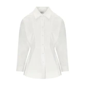 Marella Overhemden, Dames, Wit, XS, Katoen, Scaliga Shirt