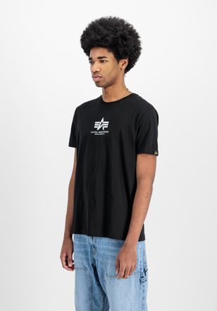 Alpha Industries T-Shirt ALPHA INDUSTRIES Basic T-Shirt ML, Herren, Gr. XL, schwarz, Obermaterial: 100% Baumwolle, Shirts T-Shirt