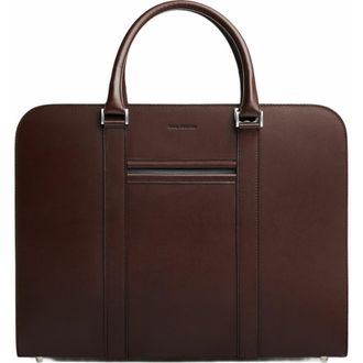 Carl Friedrik Palissy Briefcase in Chocolate at Nordstrom