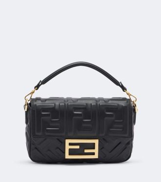 Fendi Borsa a spalla Baguette Mini in pelle