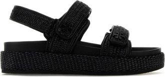 Tory Burch Tory Burch Womens Kira Sport Sandal - Black Rubber - Size EU 38