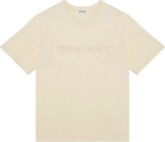 Wales Bonner Wales Bonner, Tops, Heren, Geel, S, Korte mouwen ronde hals T-shirt