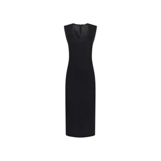 Seventy Midi Dresses, female, Black, Size: 2XS Abito in rete tecnica bistretch