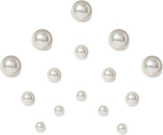 Jennifer Behr Magneti per capelli Paige (set di 15) - Bianco