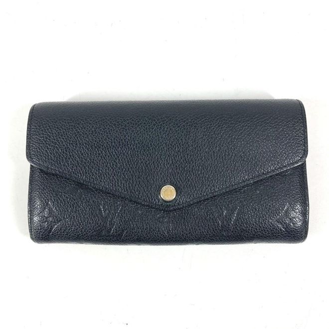 Monogram Empreinte Black Noir Monogram Empreinte Long Wallet (Bi-Fold) (Pre-Owned)