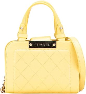 Chanel Borsa Pre-owned con Manico Elegante - - Pre-owned - Donna - Giallo - ONE SIZE
