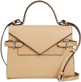 Le Tanneur Emilie Handtas - Dames - Handtassen - Beige - ONE Size - Leer - Tassen