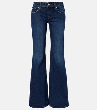 7 For All Mankind Jeans flared a vita bassa