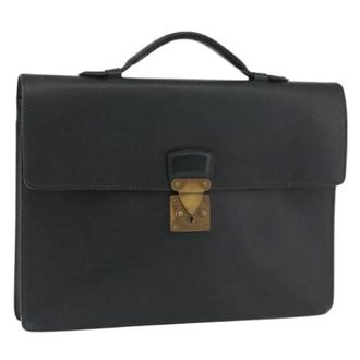 Louis Vuitton Pre-owned Business Bag - Dames - Pre-owned - Zwart - Maat: ONE Size Leer