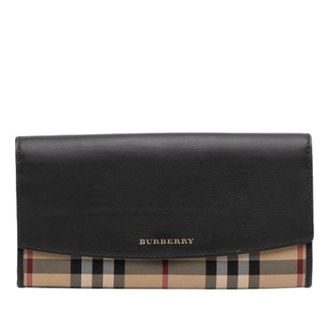 Burberry Portafoglio Pre-owned - - Pre-owned - Donna - Nero - ONE SIZE