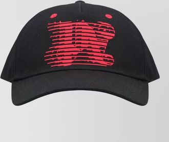 Palm Angels racing monogram baseball cap