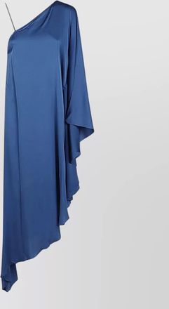 Nouvelle/Silk95Five silk asymmetric midi dress