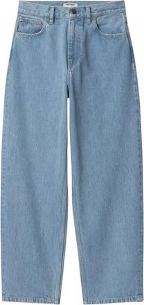 Carhartt Work in Progress Brandon Pant - Dames - Loose Fit Jeans - Blauw - XS - Katoen - Jeans
