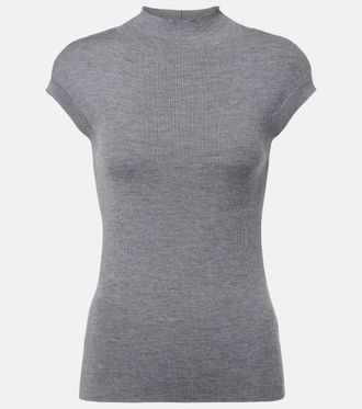 Jardin Des Orangers Wool mockneck top