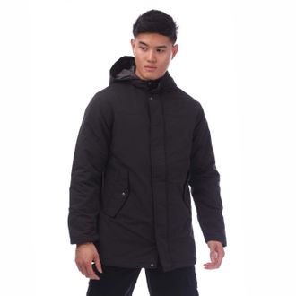 Jack & Jones Heren Jack and Jones Fen Parka in zwart
