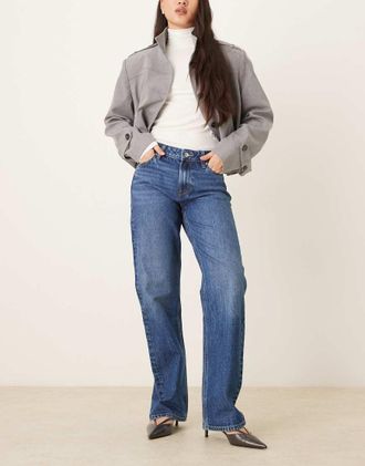 Calvin Klein Jeans Jeans dritti stile anni 90 lavaggio blu medio