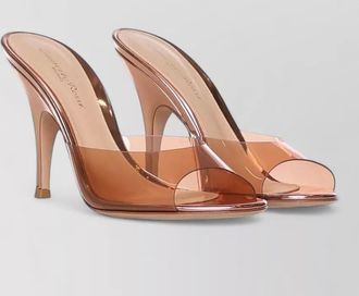 Gianvito Rossi leather mid heel sandals