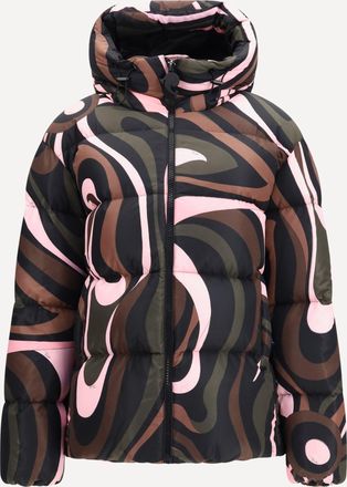 Pucci Printed Hooded Puffer Jacket Female 38