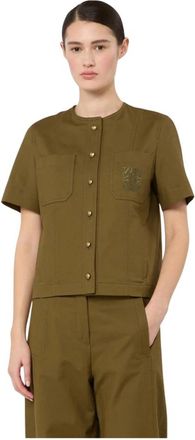 Max Mara Dames, Jassen, Bruin, Maat: 2XS