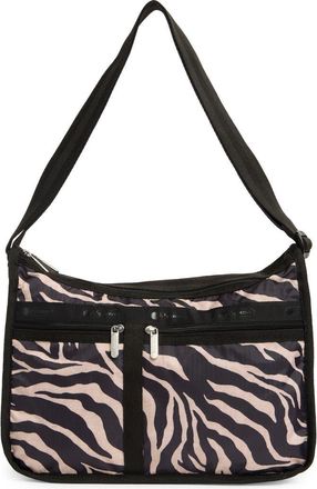 LeSportsac Deluxe Everyday Shoulder Bag in Raffia Zebra at Nordstrom Rack