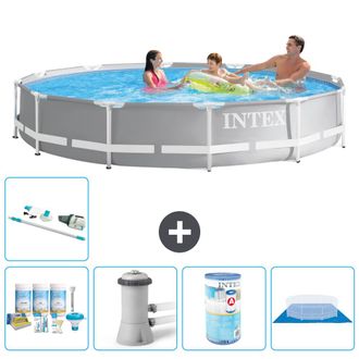 Intex Piscina Prism Frame Redonda - 366x76 Cm - 7-piezas S31940