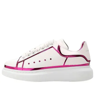 Alexander McQueen (WMNS) Alexander McQueen Trim Larry Oversized Trainers White Fuchsia 708750WICGG9993