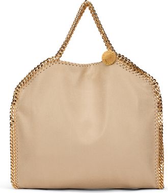 Stella McCartney Womens Tote Bag Falabella Butter Cream Polyester