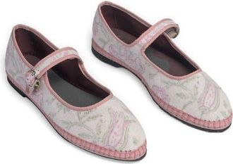 Flabelus Camellia Mary Jane in Green at Nordstrom, Size 36