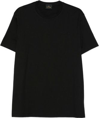Paul & Shark Black Crew Neck T-Shirts
