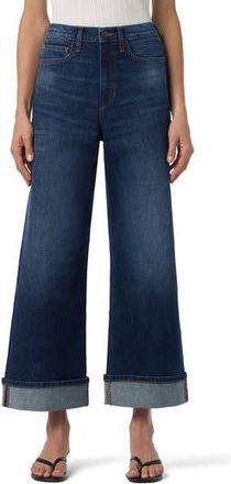 Joe's Cuffed High Waist Ankle Wide Leg Jeans in Elfreda at Nordstrom Rack, Size 29