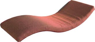OEM Estanter&iacute;a Met&aacute;lica Ondulada Para Gatos De 95 Cm, Asim&eacute;trica, Derecha, Color Rosa Pastel Oscuro
