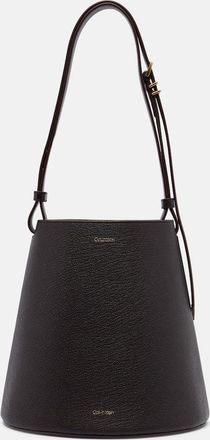 Calvin Klein Orbita Small leather bucket bag