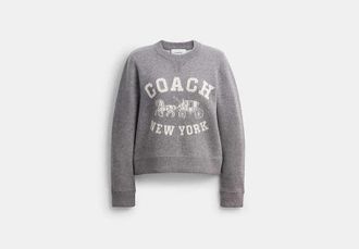 Coach Horse And Carriage Crewneck Sweater