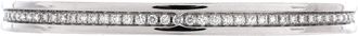 Bulgari B. Zero1 Cuff Bracelet 18K White Gold with Pave Diamonds