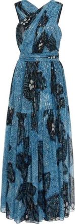 Ulla Johnson Adora Sky Blue Silk Maxi Dress Size XXS
