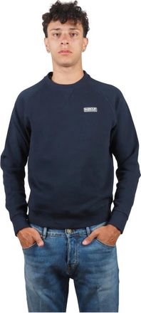 Barbour Blauwe All-Seasons Sweatshirt Heren Lange Mouw - Heren - Sweatshirts - Blauw - L - Katoen - Hoodies & sweatvesten