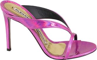 Alexandre Vauthier Heeled Mules - Dames - Muiltjes - Paars - 36 EU - Leer - Schoenen