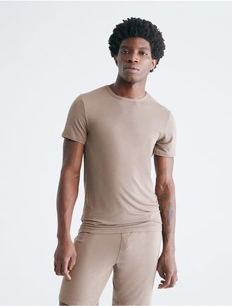 Calvin Klein Mens Ultra-Soft Modern Sleep Tee - Brown - XL