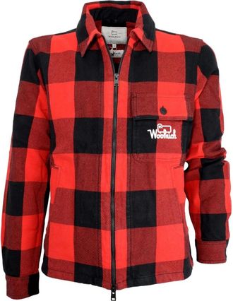 Woolrich Lichtgewicht Jas - Heren - Jassen - Rood - Maat: S Katoen