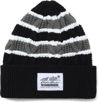 Neighborhood Cappello a righe - Nero