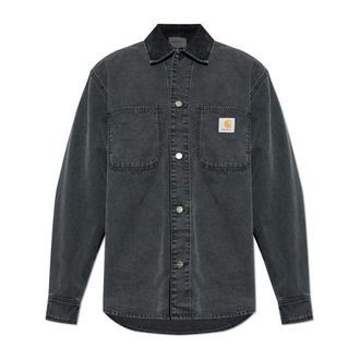 Carhartt Work in Progress Hombre, Camisas, Negro, Talla: L
