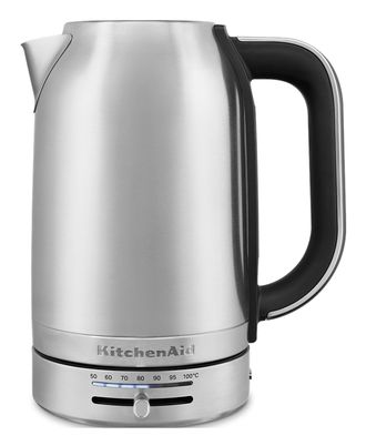 KitchenAid Kitchenaid 5kek1701esx Tetera El&eacute;ctrica 1,7 L 2400 W Negro, Acero Inoxidable