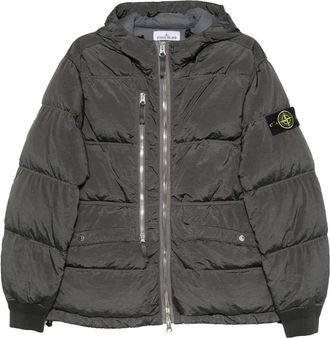 Stone Island logo-patch padded jacket - Grey