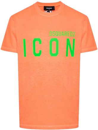 Dsquared2 Orange Cotton T-shirt