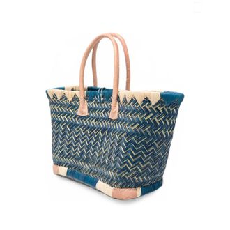 The Nina Studio Clotilde Tote Bag - Blue