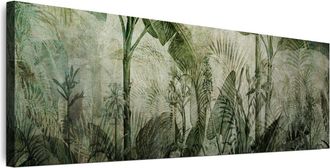 OEM Cuadro Sobre Lienzo Italiano De 120 X 40 Cm - Estilo Jungla Urbana - Naturaleza Cuadro Sobre Lienzo Italiano De 135 X 45 Cm - Estilo Jungla Urbana - N