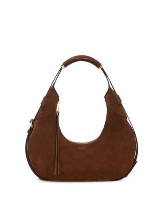 Moschino Handle Me Leather Shoulder Bag